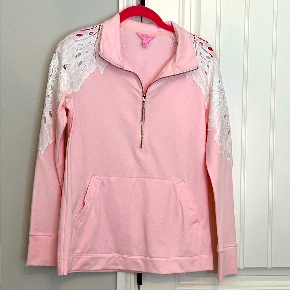 EUC & RARE Lilly Pulitzer Popover Sweatshirt Size Small
